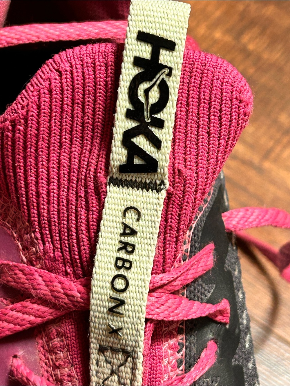 Hoka Womens Carbon X 3 one one Running Shoes Purple, Fuchsia, Black, Size 10 B - Picture 6 of 12